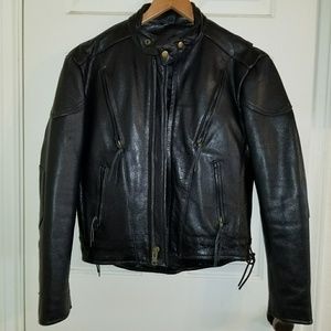 Ladies Leather Motorcycle Jacket